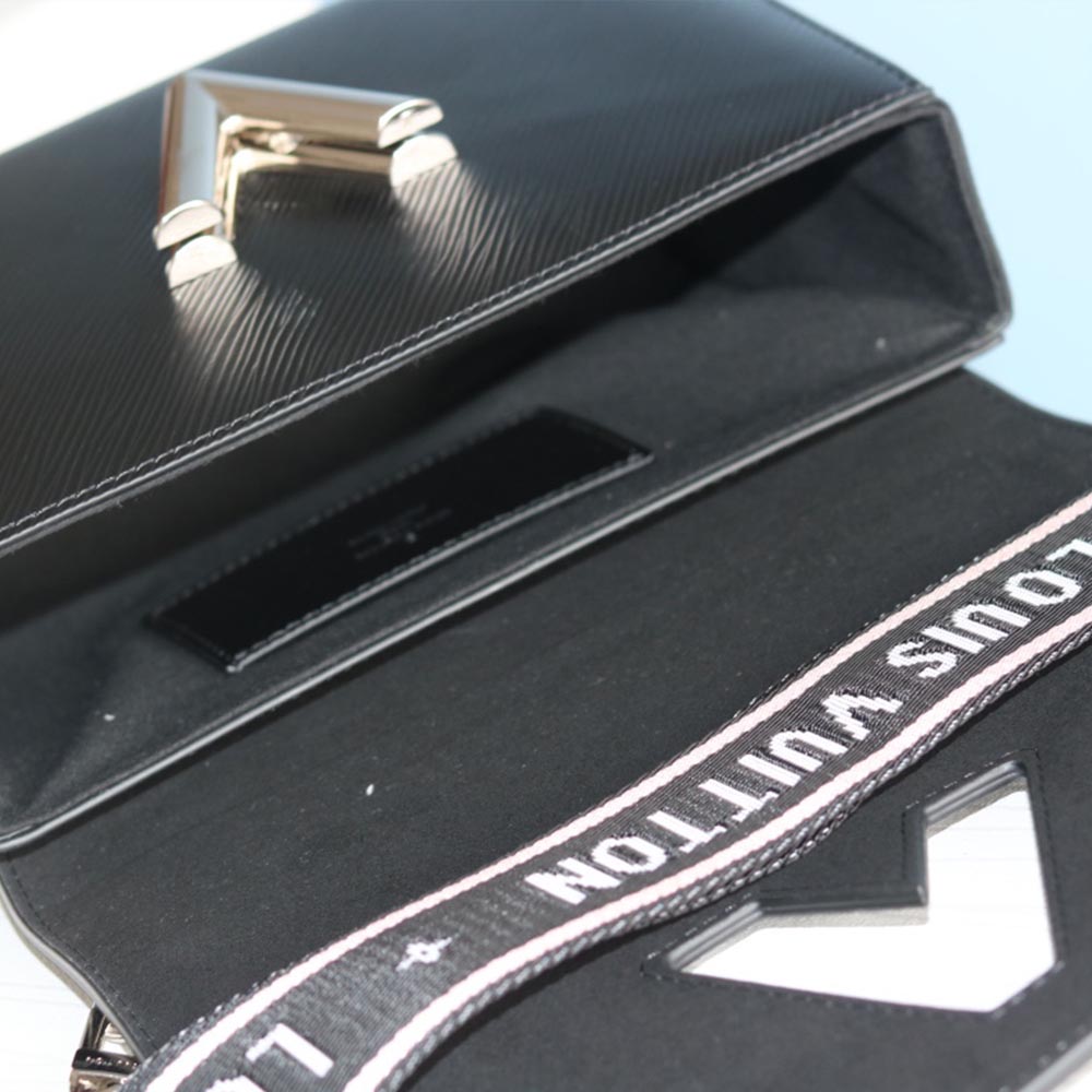 Replica Louis Vuitton Twist Mm M56628 Black/White/Pink - Image 3