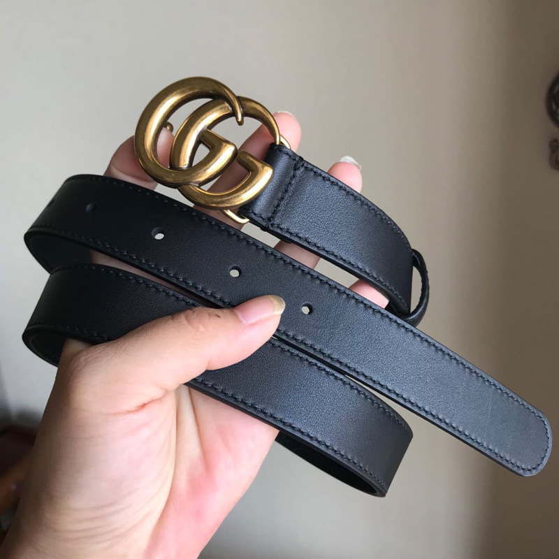 Replica Gucci Classic Vintage Belt Gold& Black - Image 9