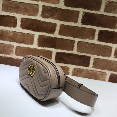 Alternative view of Replica Gucci Marmont Matelasse Leather Belt Bag 476434