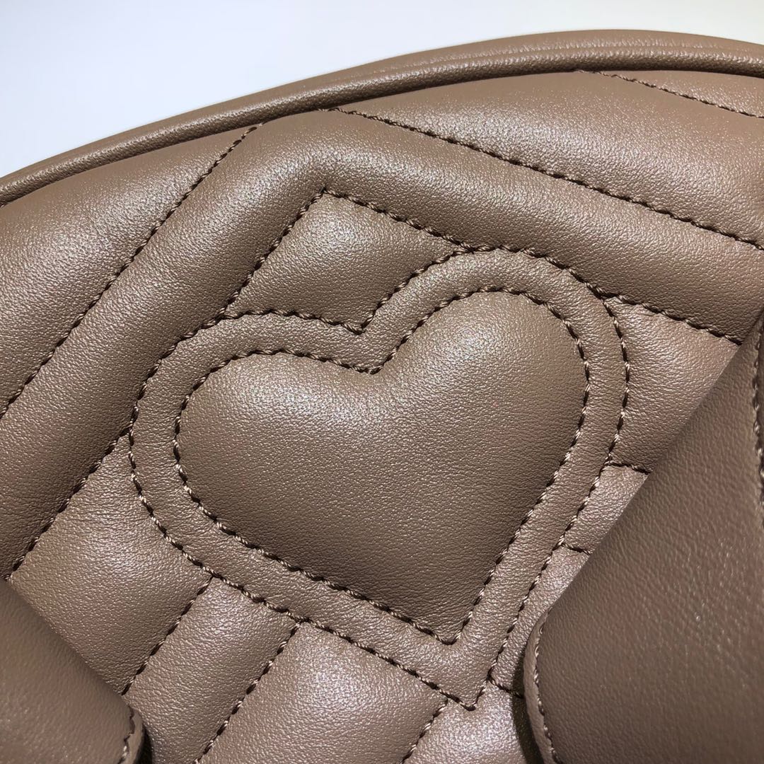 Replica Gucci Marmont Matelasse Leather Belt Bag 476434 - Image 9