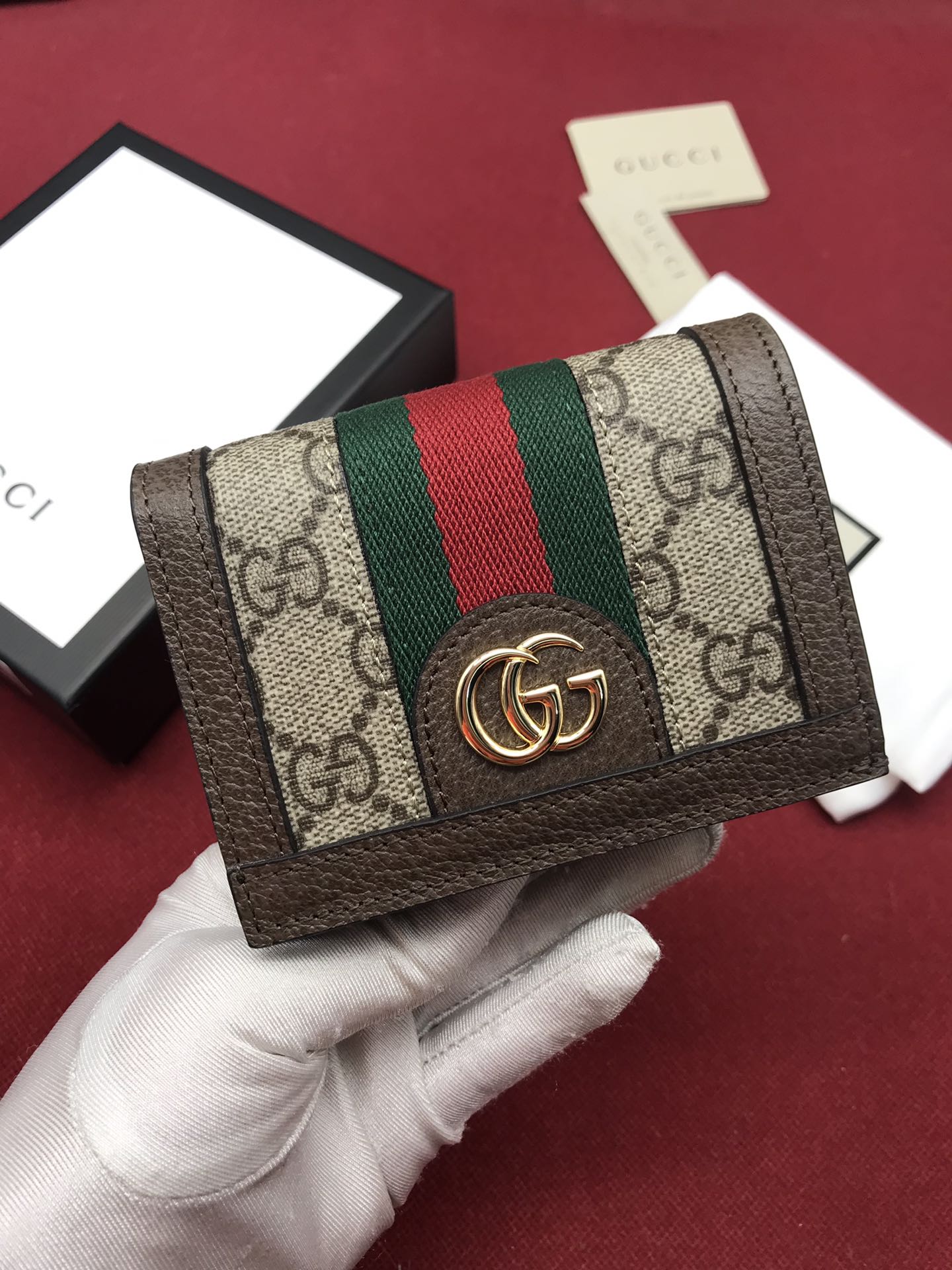 Replica Gucci Ophidia Card Case Wallet 523155 - Image 3