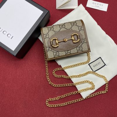 Replica Gucci Horsebit 1955 Card Case Wallet 621887