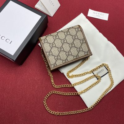 Alternative view of Replica Gucci Horsebit 1955 Card Case Wallet 621887