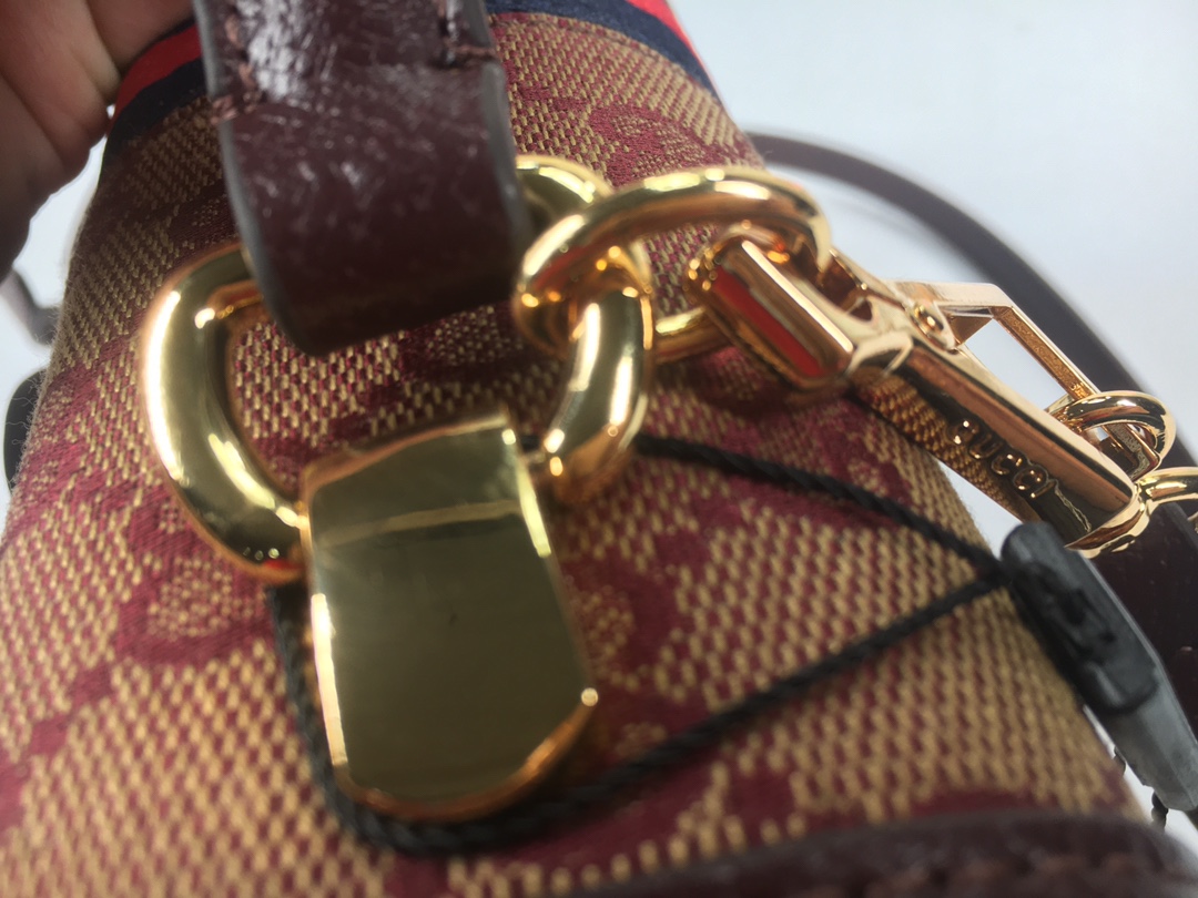 Replica Gucci Ophidia Small Top Handle Bag With Web 651055 - Image 8