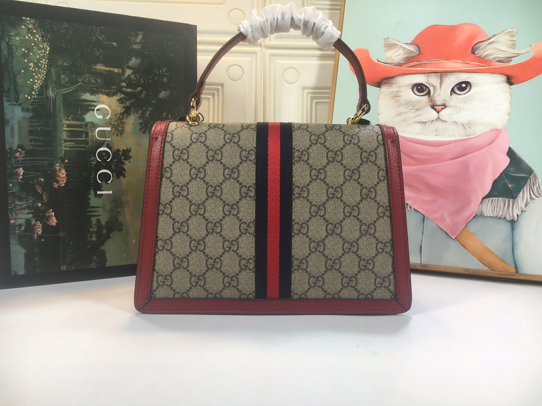 Replica Gucci Ophidia Small Top Handle Bag With Web 651055 - Image 14
