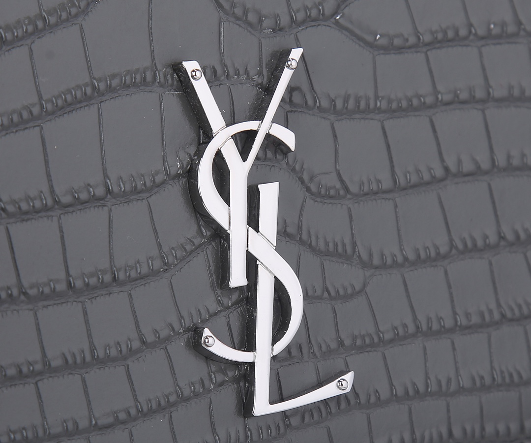 Replica Ysl Sunset Medium In Crocodile Embossed Shiny Leather 1737 - Image 4