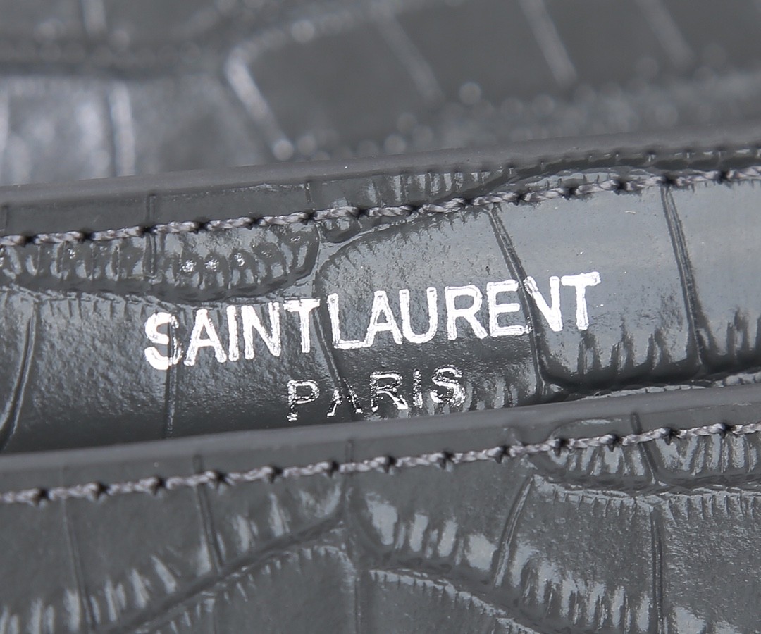 Replica Ysl Sunset Medium In Crocodile Embossed Shiny Leather 1737 - Image 10
