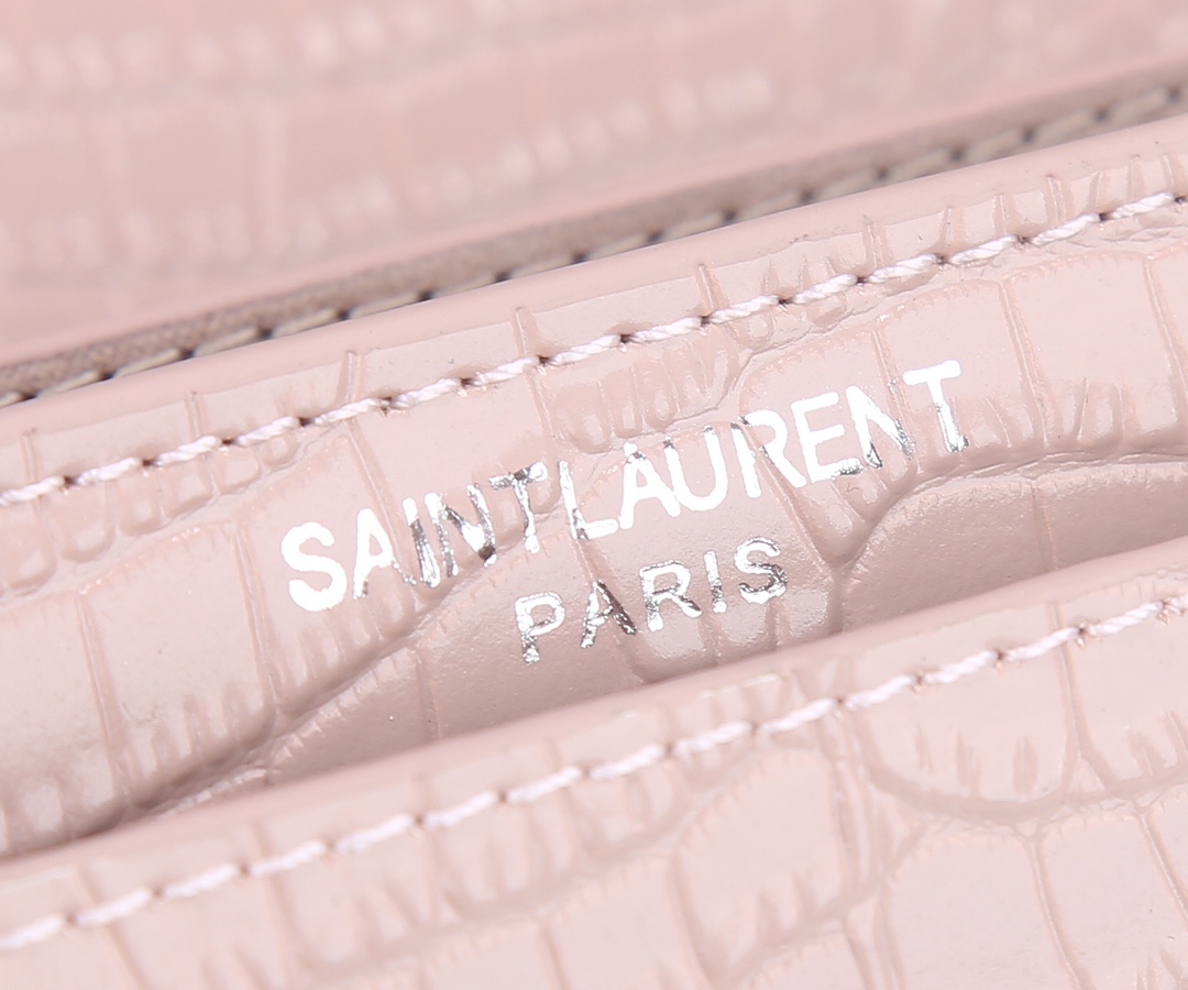 Replica Ysl Sunset Medium In Crocodile Embossed Shiny Leather 1737 - Image 19