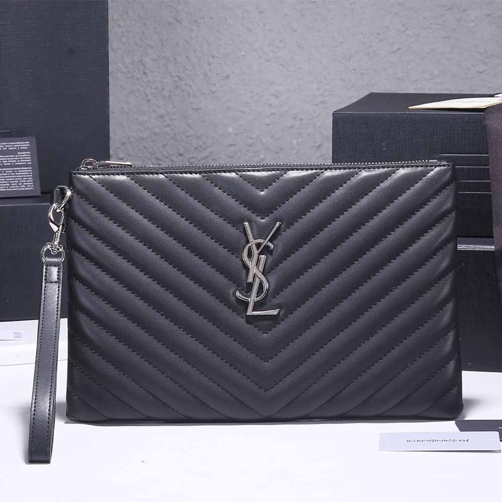 Replica Ysl Monogram Tablet Pouch In Matelasse Leather 1850 - Image 11