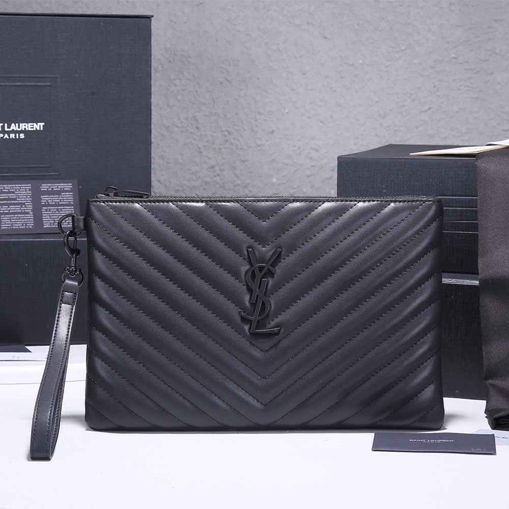 Replica Ysl Monogram Tablet Pouch In Matelasse Leather 1850 - Image 16