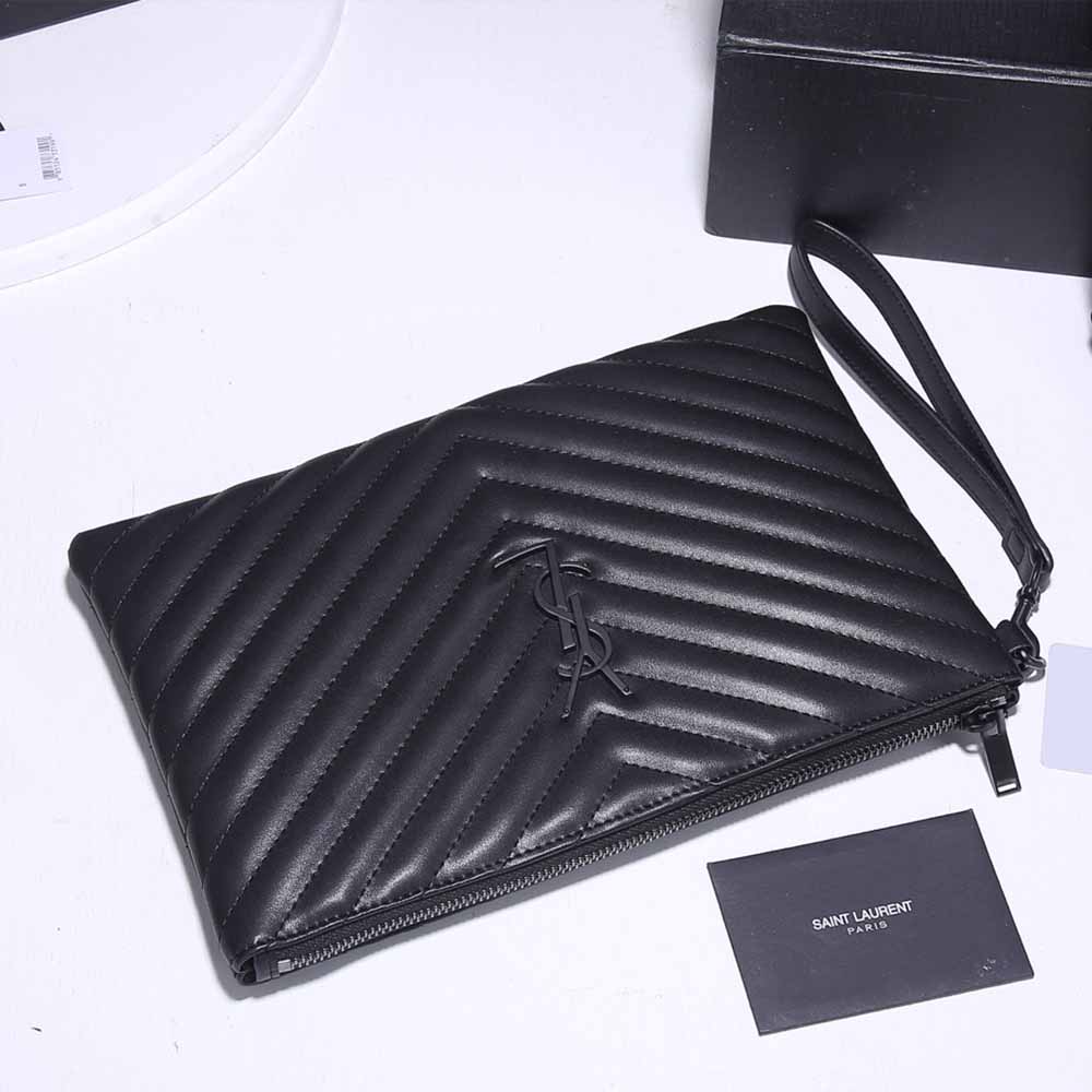 Replica Ysl Monogram Tablet Pouch In Matelasse Leather 1850 - Image 20