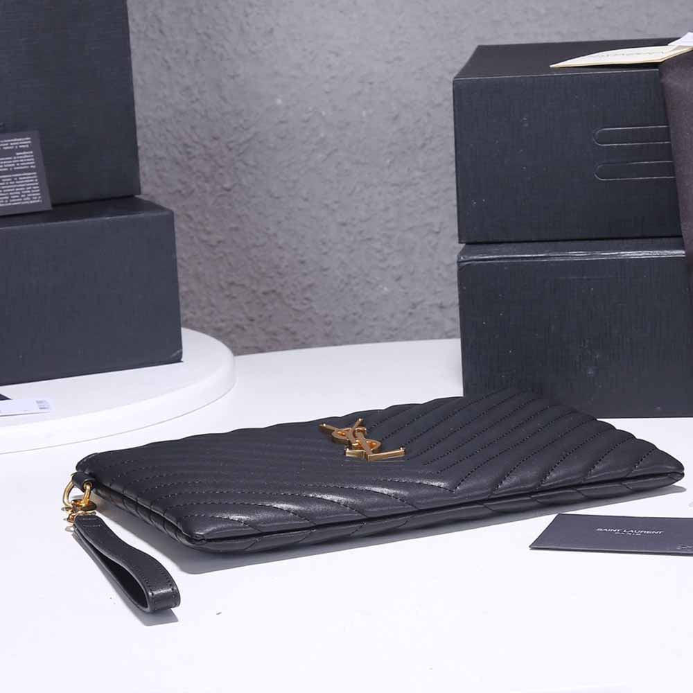 Replica Ysl Monogram Tablet Pouch In Matelasse Leather 1850 - Image 9