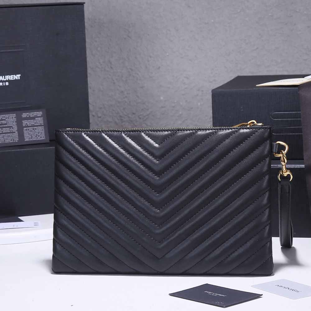 Replica Ysl Monogram Tablet Pouch In Matelasse Leather 1850 - Image 3
