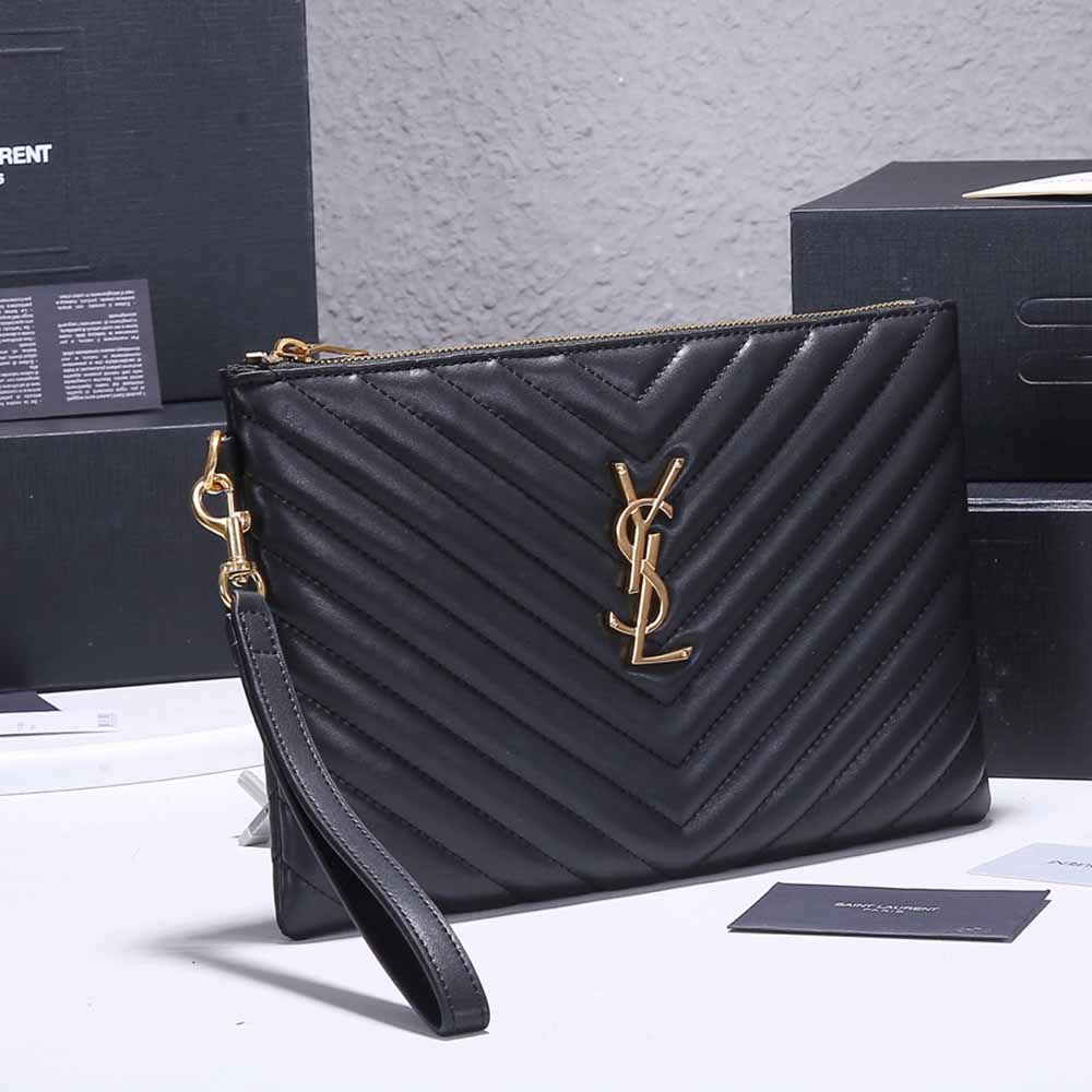 Replica Ysl Monogram Tablet Pouch In Matelasse Leather 1850 - Image 2