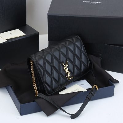 Alternative view of Replica Ysl Becky Chain Wallet In Quilted Lambskin 1944