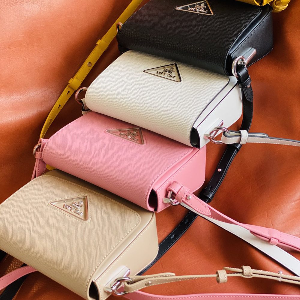 Best Replicas Bags - Prada Saffiano leather Identity shoulder bag Best Louis Vuitton LV Replica Bags On Sales