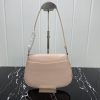 Best Replicas Bags - Prada Cleo brushed leather shoulder bag with flap 1BD311 Pink/White Top Quality Louis Vuitton LV Replica Bags On Sales
