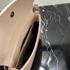 Best Replicas Bags - Prada Cleo brushed leather shoulder bag with flap 1BD311 Pink/White Top Quality Louis Vuitton LV Replica Bags On Sales