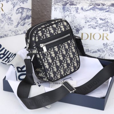 Replica Dior Messenger Pouch Black/Beige