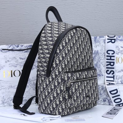 Alternative view of Replica Dior 42Cm Rider Backpack Beige/Blue