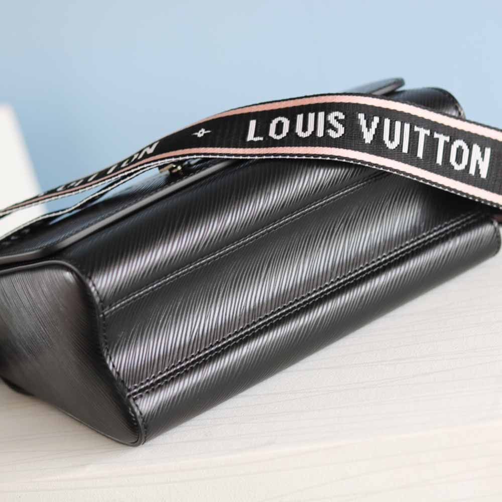 Replica Louis Vuitton Twist Mm M56628 Black/White/Pink - Image 4