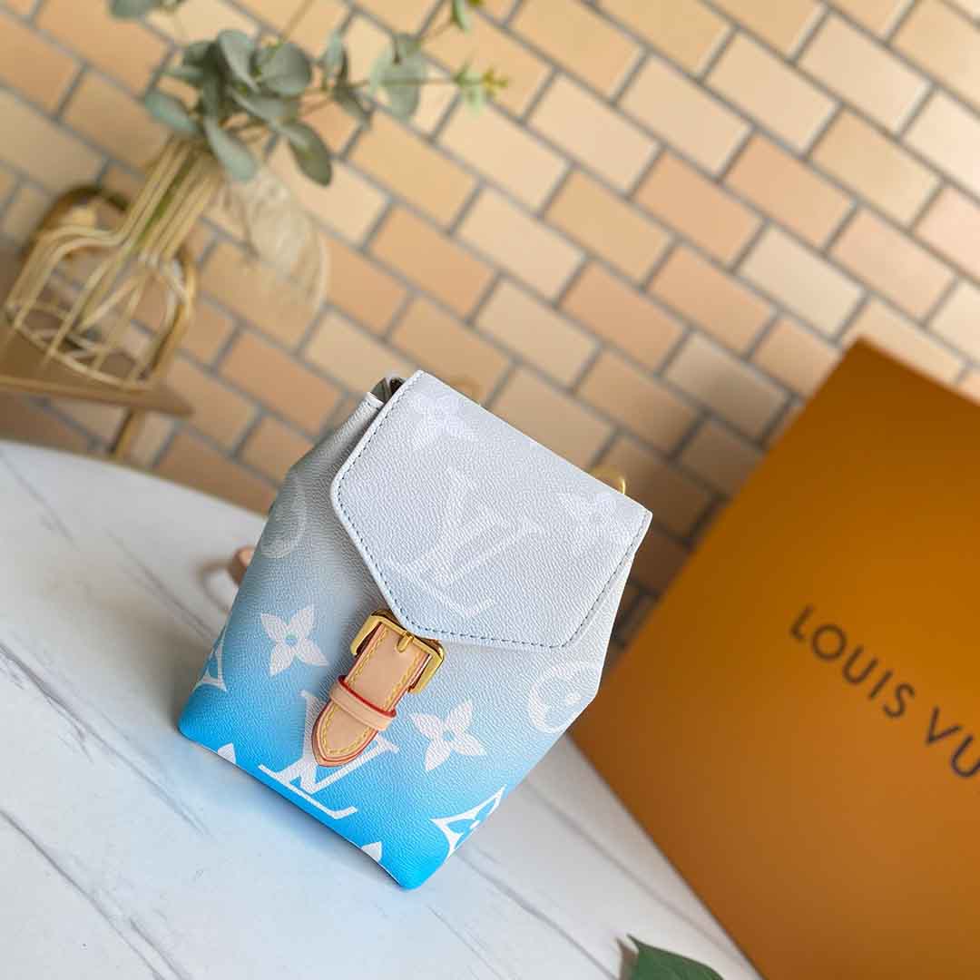 Replica Louis Vuitton Tiny Backpack M45764 Pink/Blue - Image 10