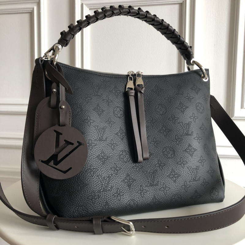Replica Louis Vuitton Aaa-Beaubourg Hobo Mm-M56073 Black - Image 7
