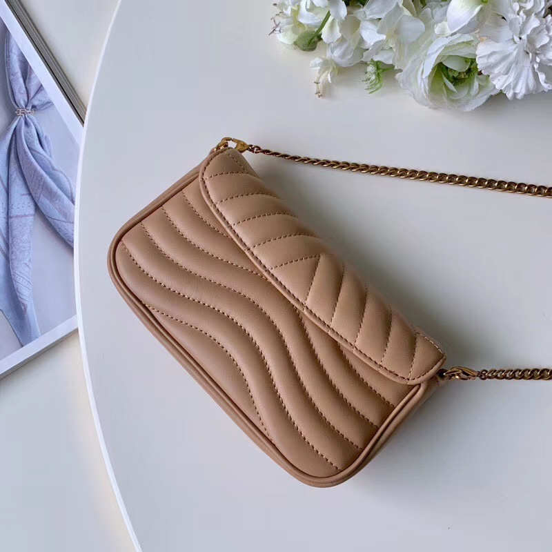 Replica Louis Vuitton New Wave Chain Pochette-M68479Brown - Image 3