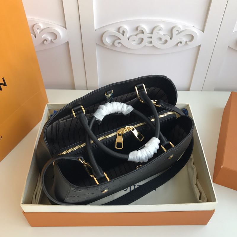 Replica Louis Vuitton Montaigne Mm-M41048 Black - Image 6