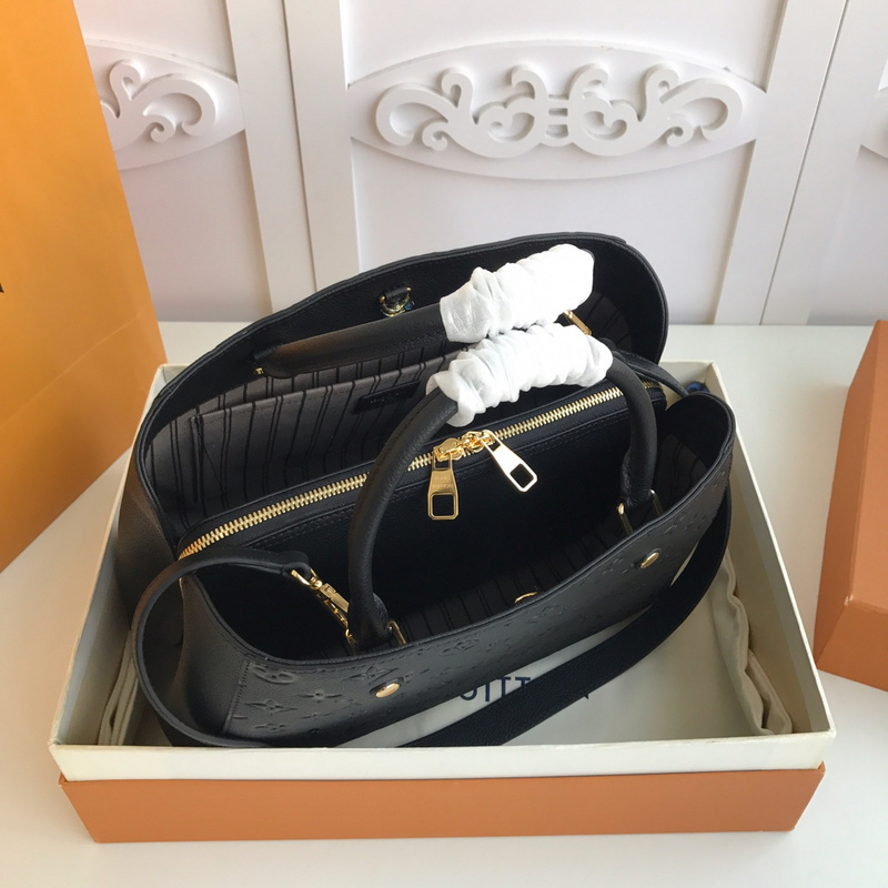 Replica Louis Vuitton Montaigne Mm-M41048 Black - Image 5