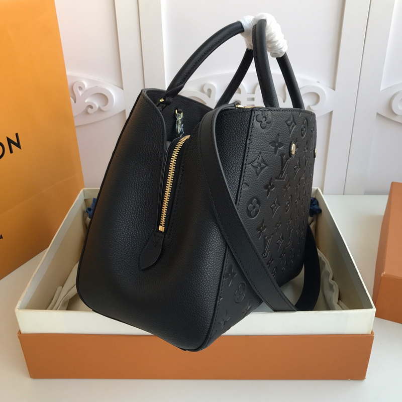 Replica Louis Vuitton Montaigne Mm-M41048 Black - Image 4