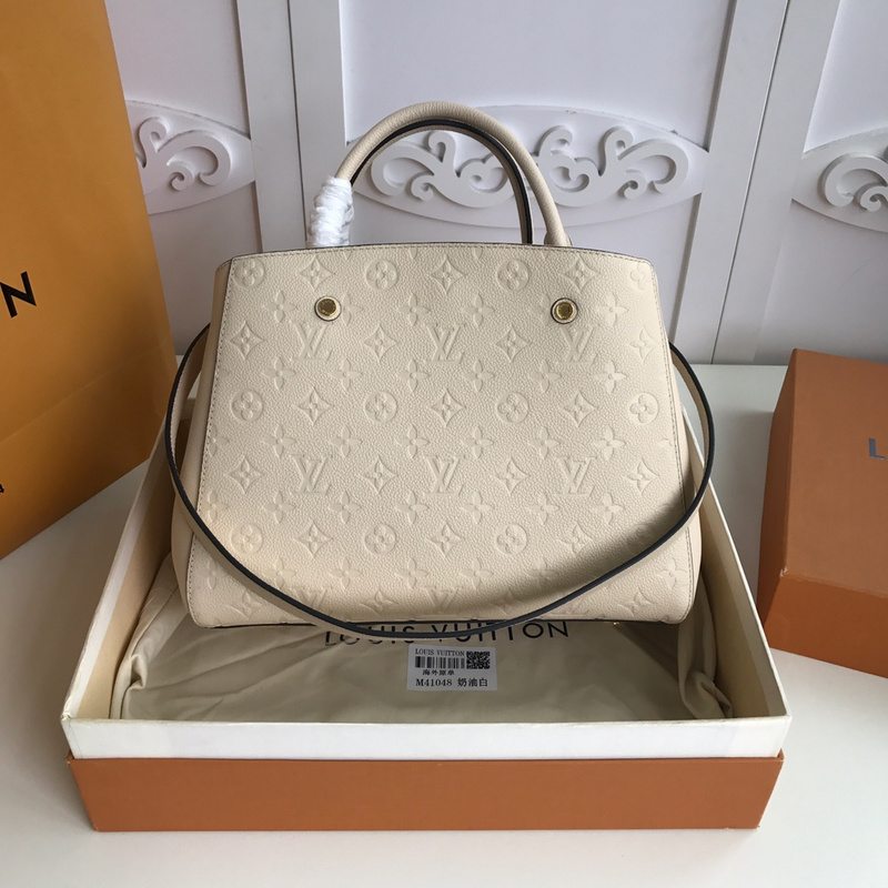 Replica Louis Vuitton Aaa-Montaigne Mm-M44061 White - Image 8