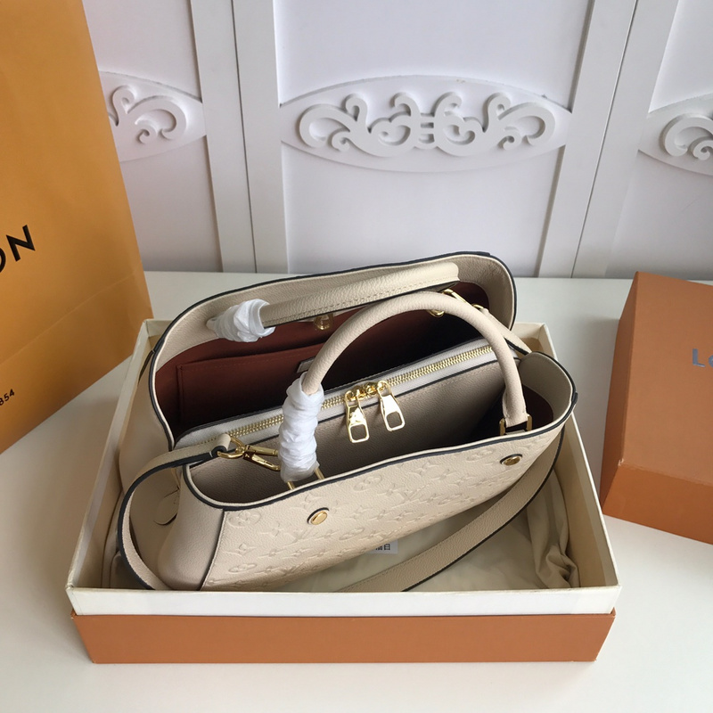 Replica Louis Vuitton Aaa-Montaigne Mm-M44061 White - Image 6