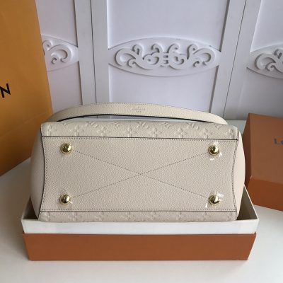 Alternative view of Replica Louis Vuitton Aaa-Montaigne Mm-M44061 White