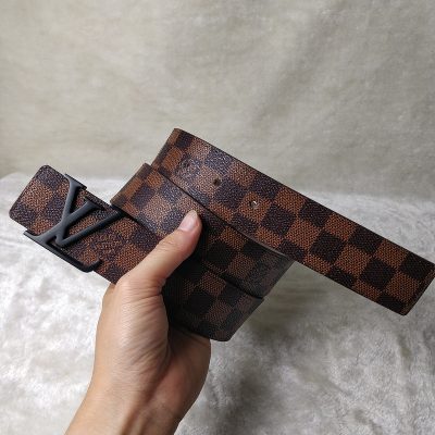 Alternative view of Replica Louis Vuitton Belt L75-70 38Mm Black