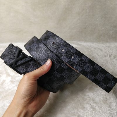 Alternative view of Replica Louis Vuitton Belt L76-70 38Mm Black