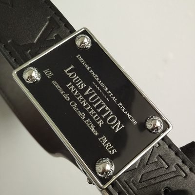 Replica Louis Vuitton Belt L126-75 38Mm Black