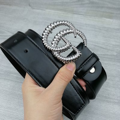 Replica Gucci Belt G139-75 38Mm Silver