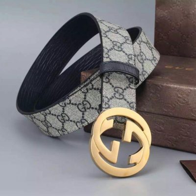 Replica Gucci Belt 400360- Gold Buckle 38Mm