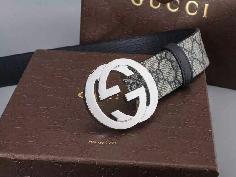 Replica Gucci Belt 400360- Silver Buckle 38Mm - Image 2