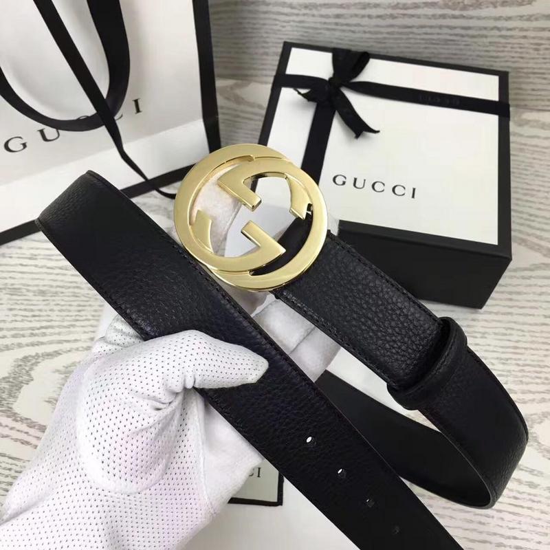 Replica Gucci Belt B2- Gold Buckle 40Mm - Image 4