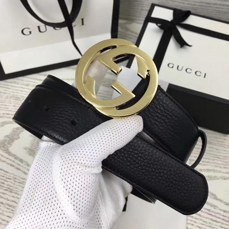 Replica Gucci Belt B2- Gold Buckle 40Mm - Image 3