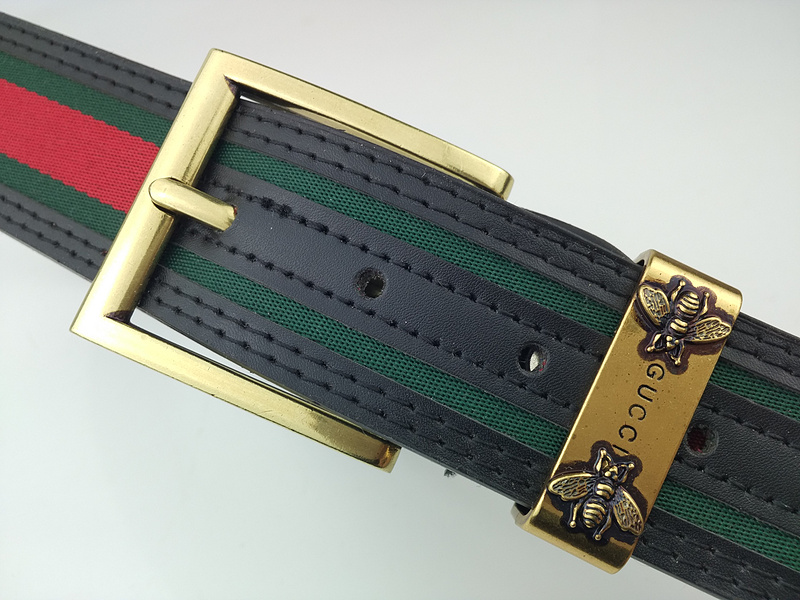 Replica Gucci Belt G333-75 Black 38Mm - Image 4