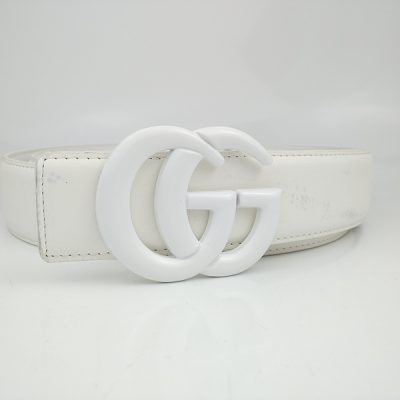 Replica Gucci Belt G323-75 White 38Mm