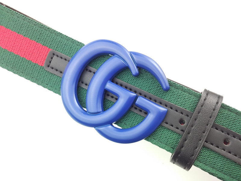Replica Gucci Belt G320-75 Blue 38Mm - Image 4