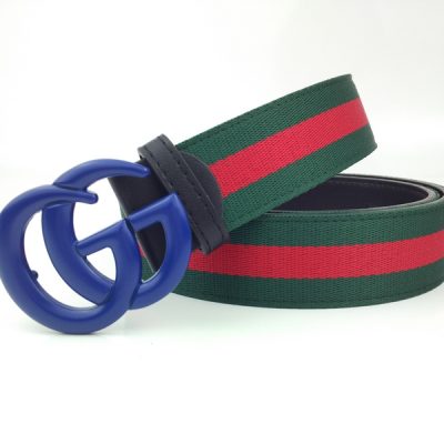 Alternative view of Replica Gucci Belt G320-75 Blue 38Mm
