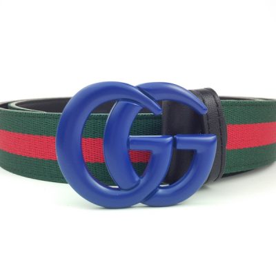 Replica Gucci Belt G320-75 Blue 38Mm