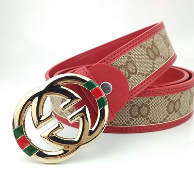 Alternative view of Replica Gucci Belt G299-75 Red 38Mm