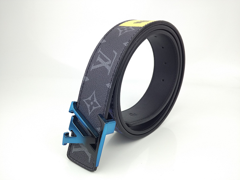 Replica Louis Vuitton Belt L192-80 38Mm Blue - Image 4