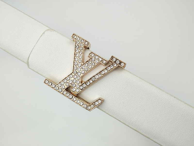 Replica Louis Vuitton Belt L190-75 25Mm White - Image 3